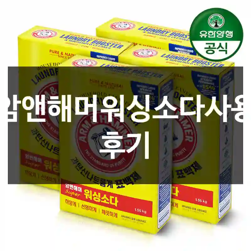 암앤해머워싱소다사용 후기