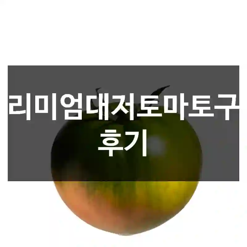 프리미엄대저토마토구입 후기