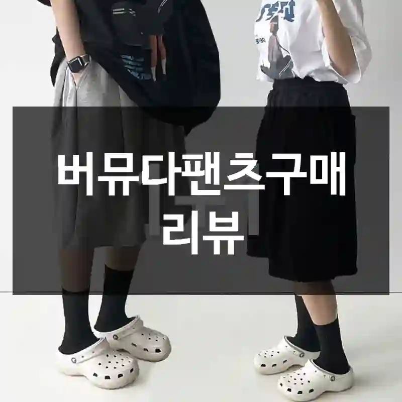 버뮤다팬츠구매 리뷰