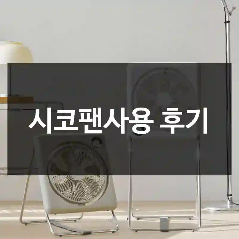 시코팬사용 후기
