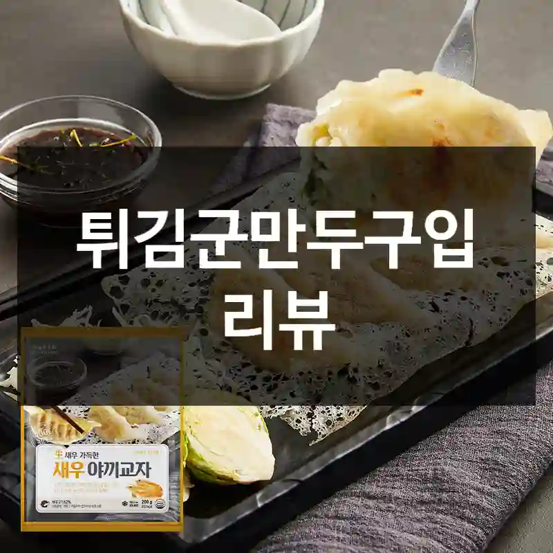 튀김군만두구입 리뷰