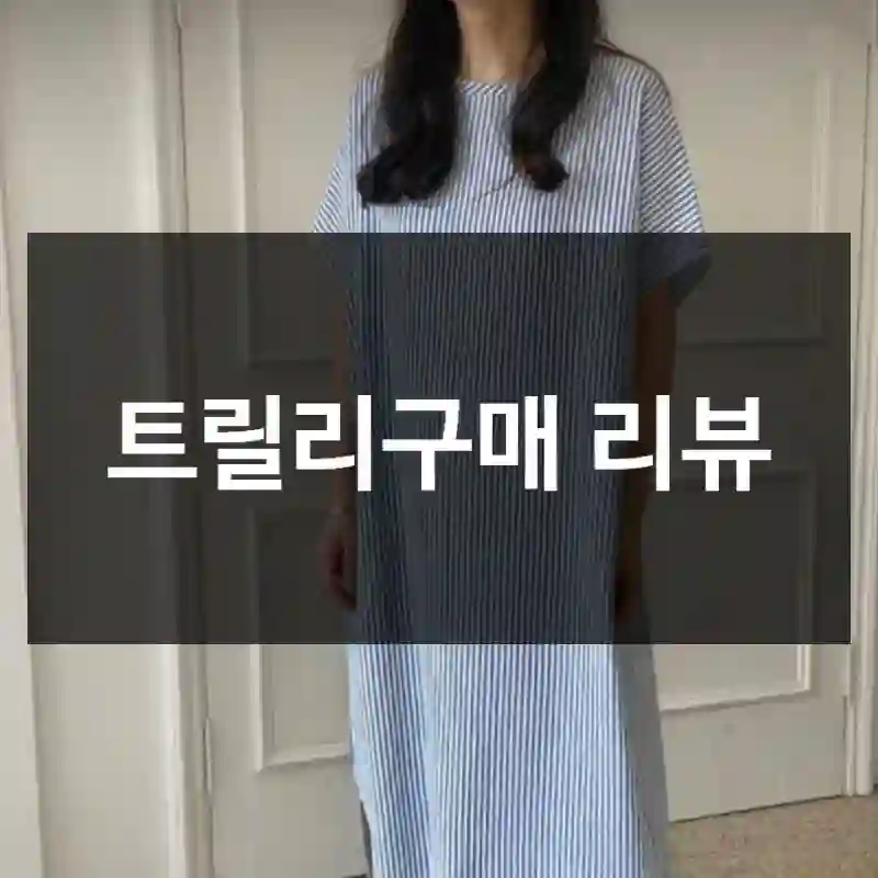 트릴리구매 리뷰