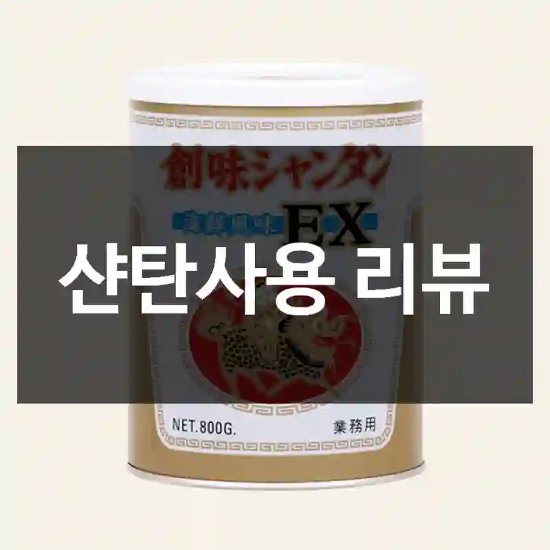 샨탄사용 리뷰