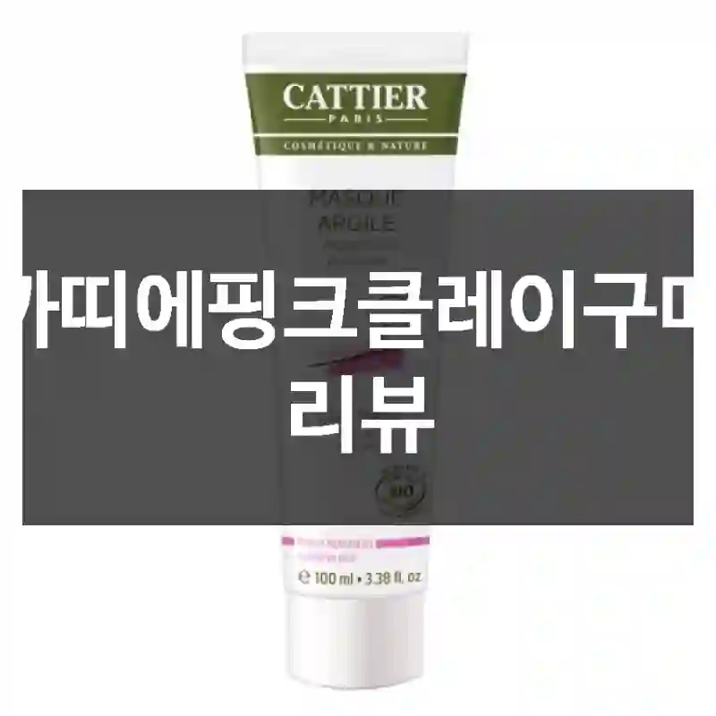 까띠에핑크클레이구매 리뷰