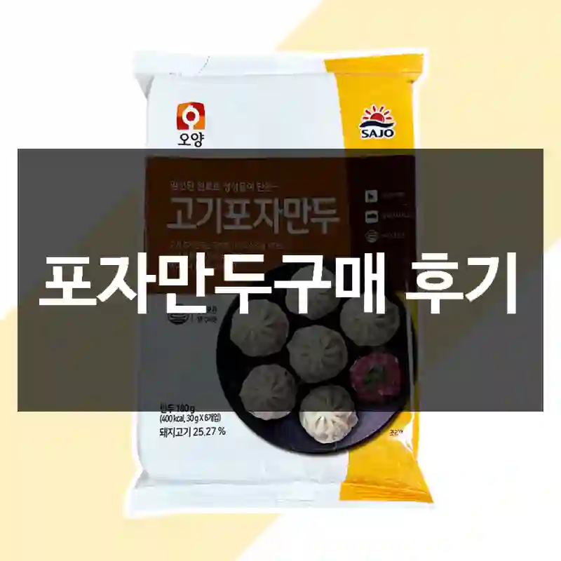 포자만두구매 후기