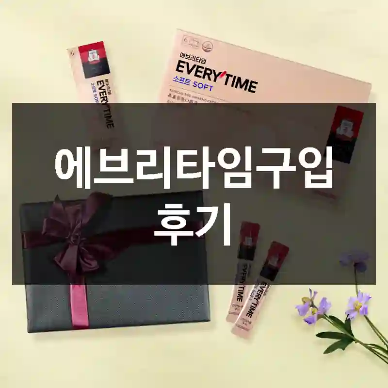 에브리타임구입 후기