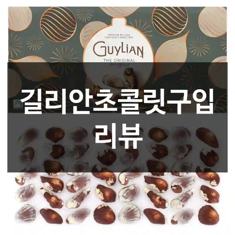 길리안초콜릿구입 리뷰