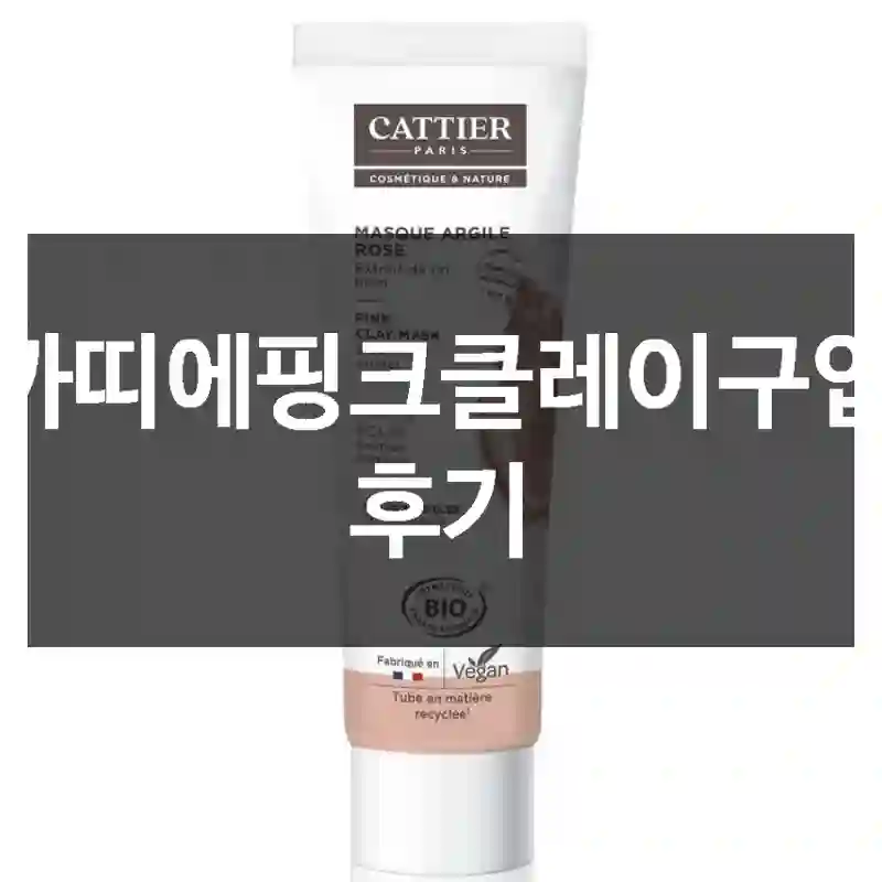 까띠에핑크클레이구입 후기