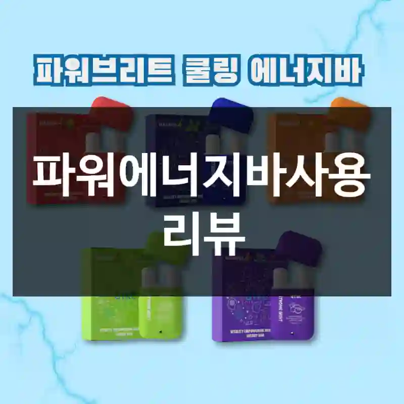 파워에너지바사용 리뷰