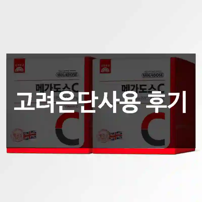 고려은단사용 후기