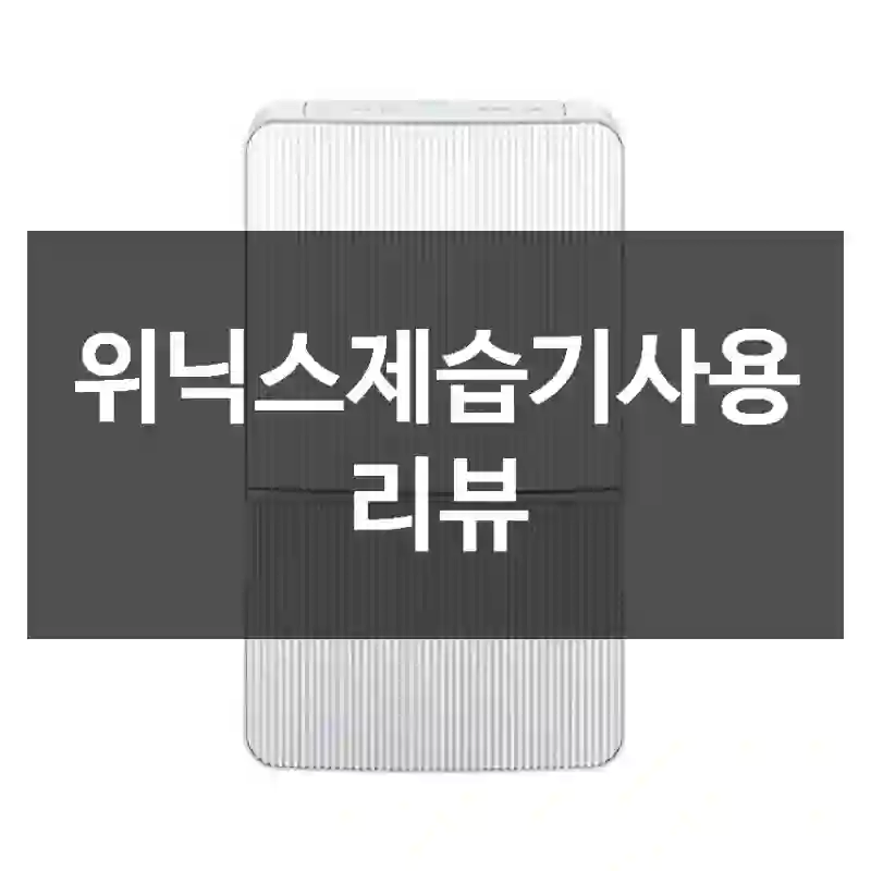 위닉스제습기사용 리뷰