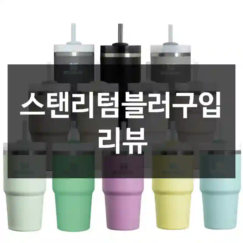 스탠리텀블러구입 리뷰