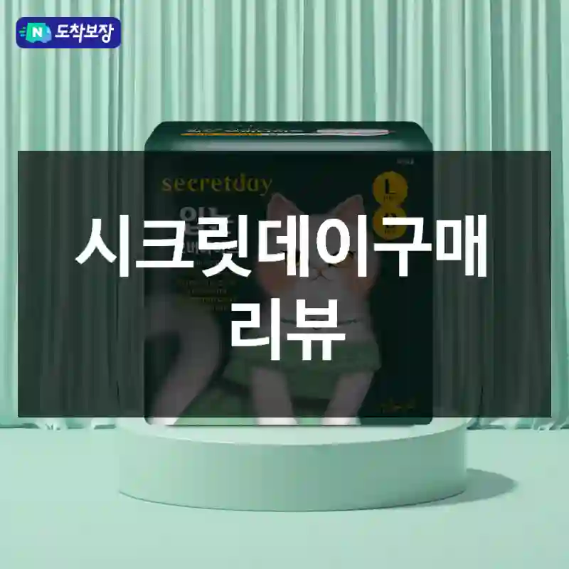 시크릿데이구매 리뷰