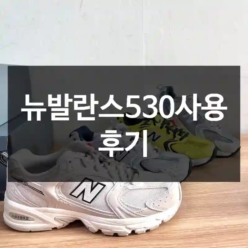 뉴발란스530사용 후기