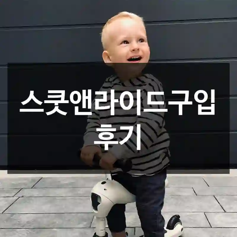 스쿳앤라이드구입 후기