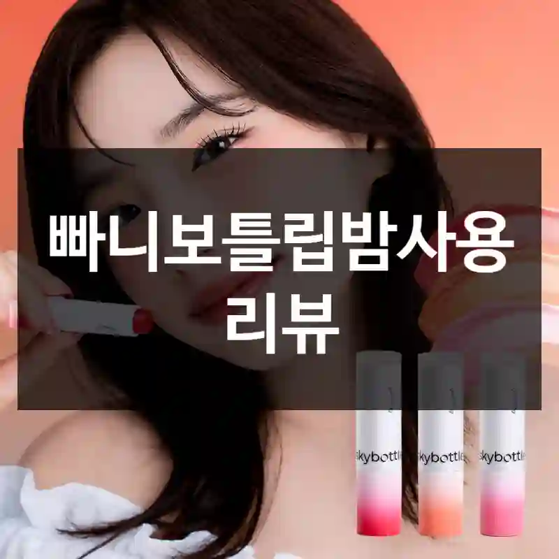 빠니보틀립밤사용 리뷰