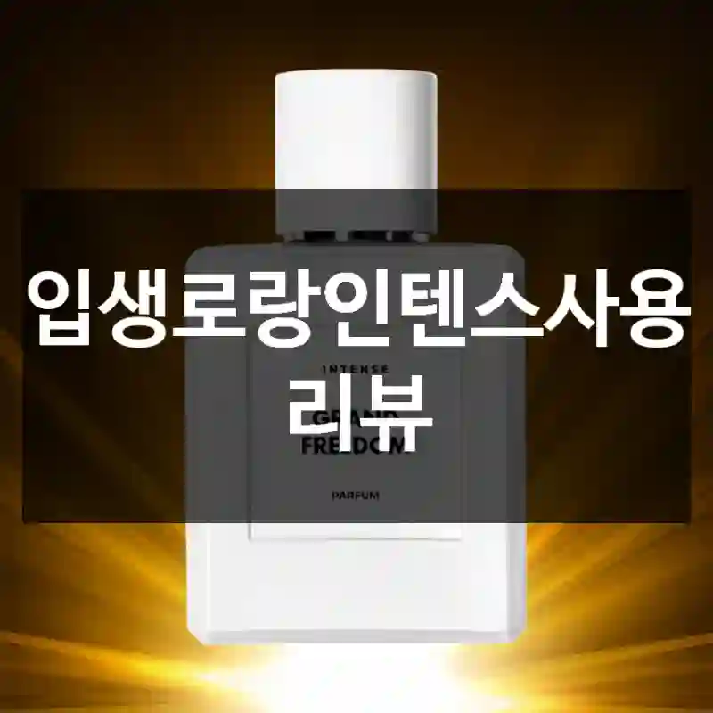 입생로랑인텐스사용 리뷰