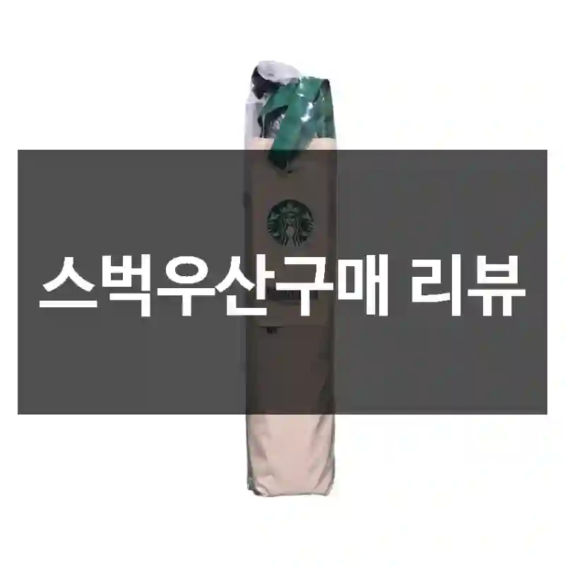 스벅우산구매 리뷰