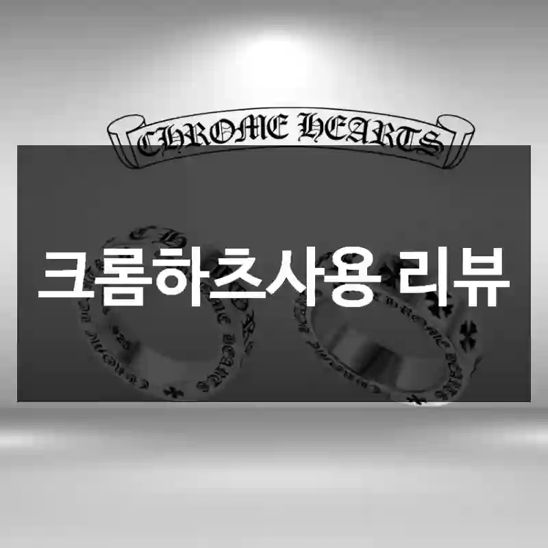 크롬하츠사용 리뷰