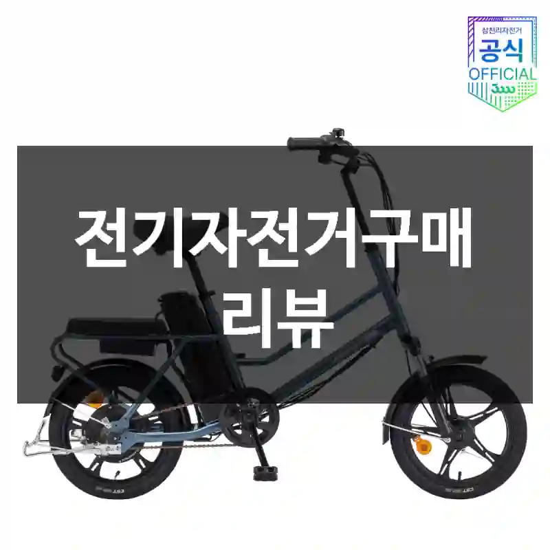 전기자전거구매 리뷰