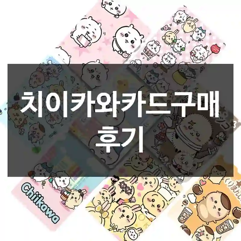치이카와카드구매 후기