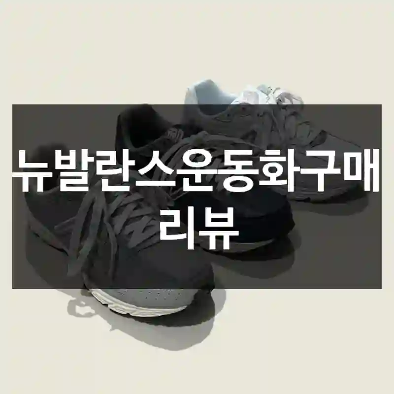 뉴발란스운동화구매 리뷰