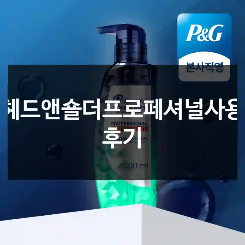 헤드앤숄더프로페셔널사용 후기