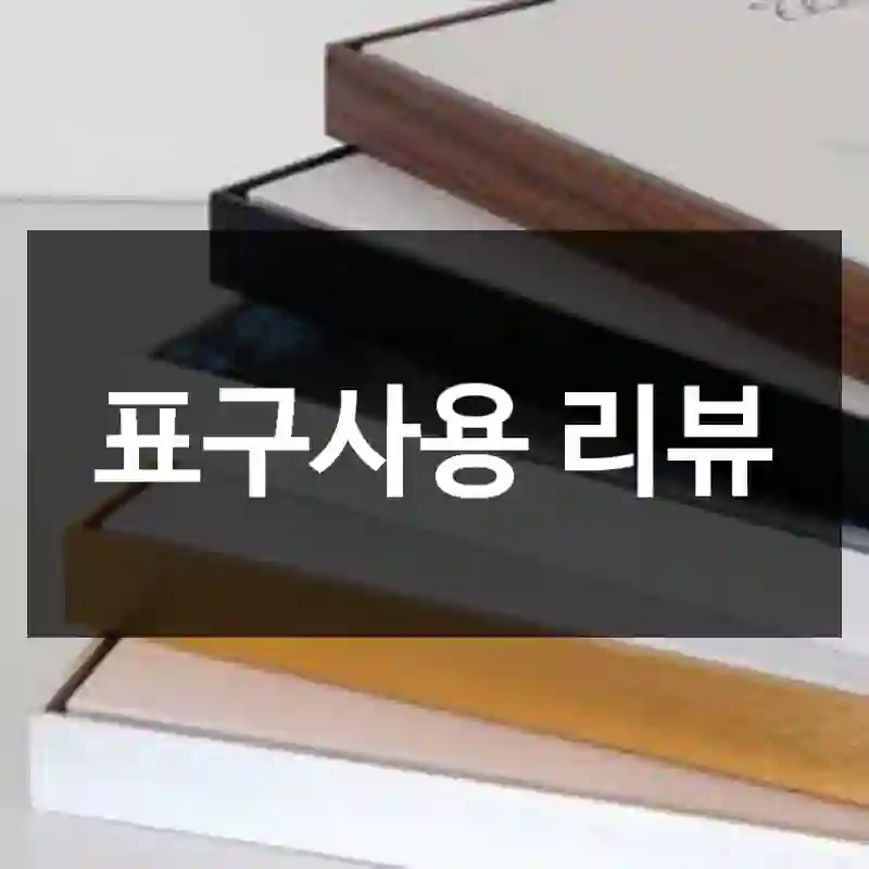 표구사용 리뷰