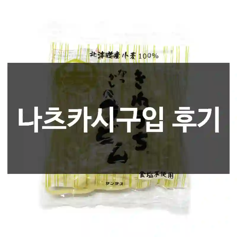 나츠카시구입 후기