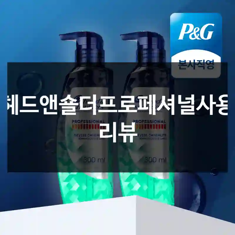헤드앤숄더프로페셔널사용 리뷰