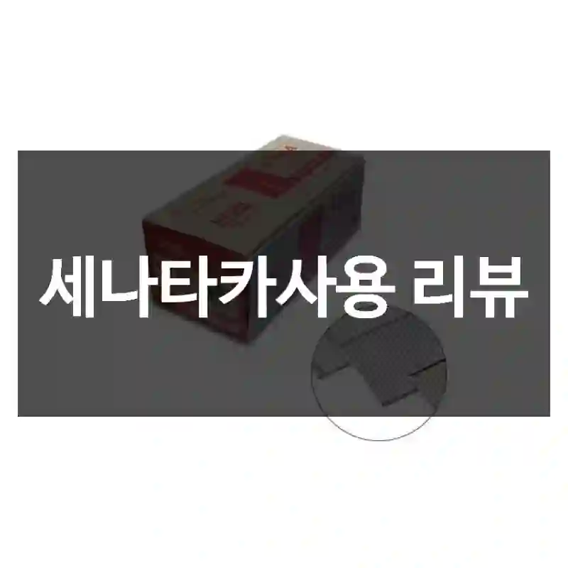 세나타카사용 리뷰