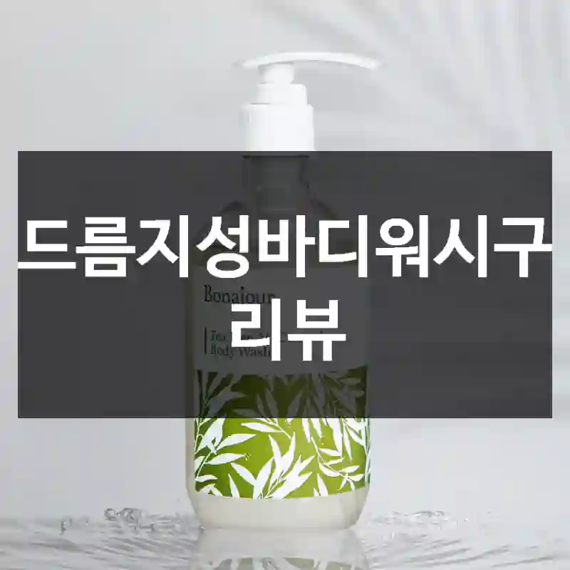 등드름지성바디워시구입 리뷰