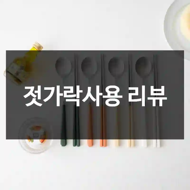 젓가락사용 리뷰