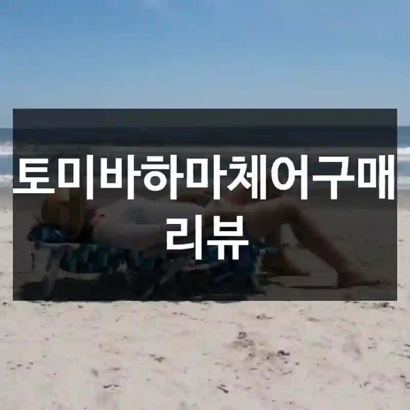토미바하마체어구매 리뷰
