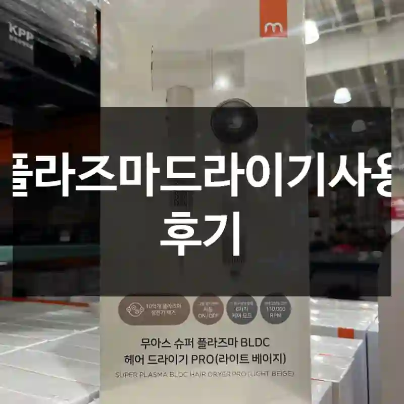 플라즈마드라이기사용 후기
