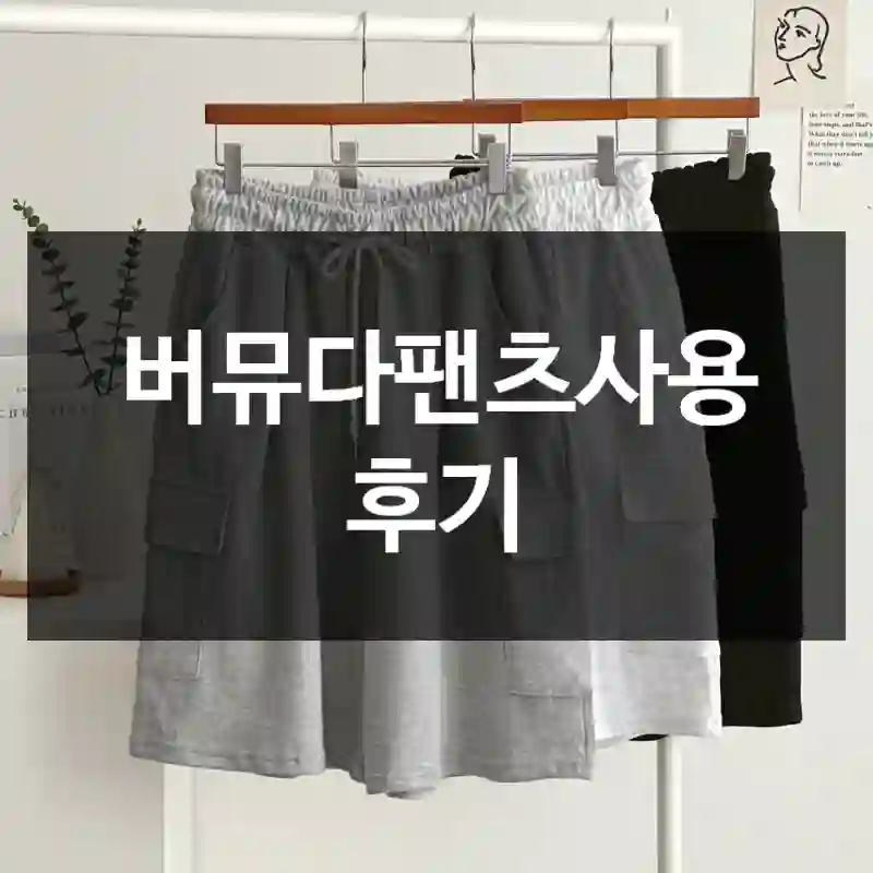버뮤다팬츠사용 후기