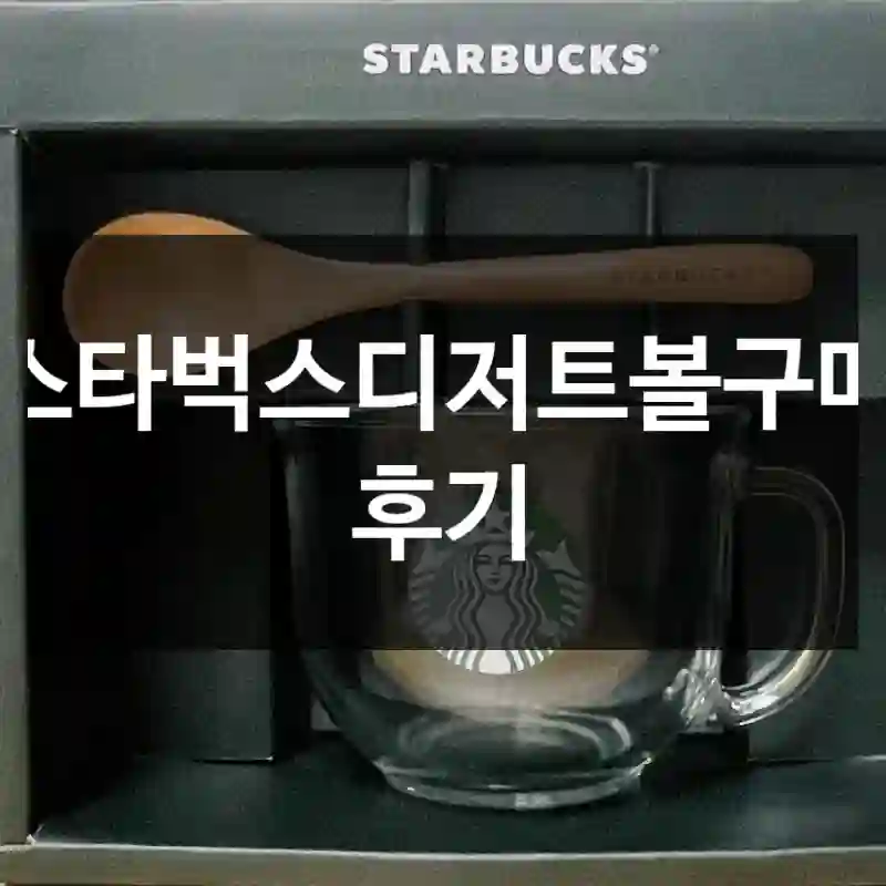 스타벅스디저트볼구매 후기