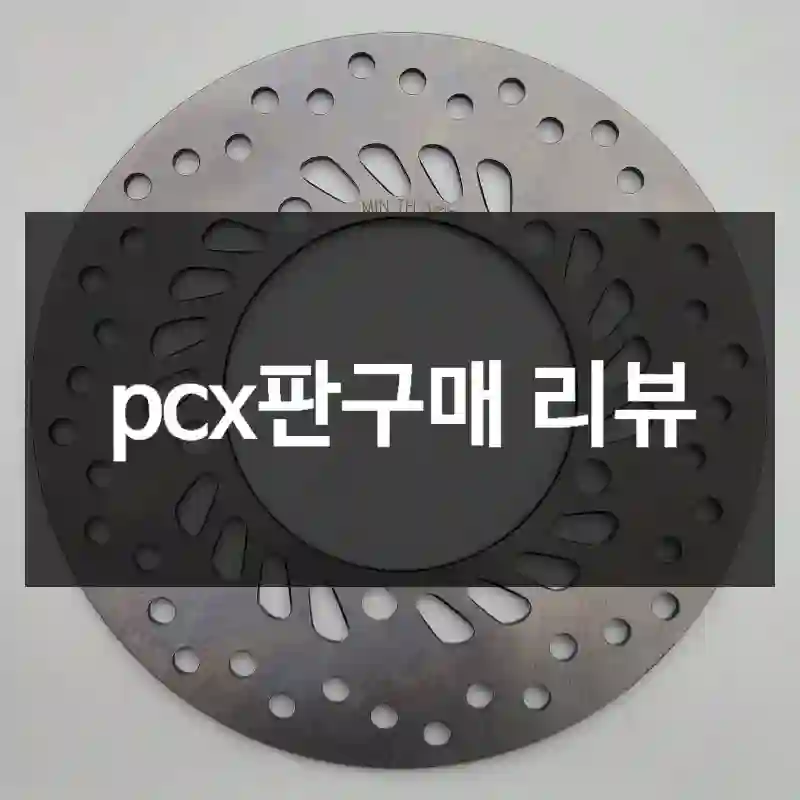 pcx판구매 리뷰