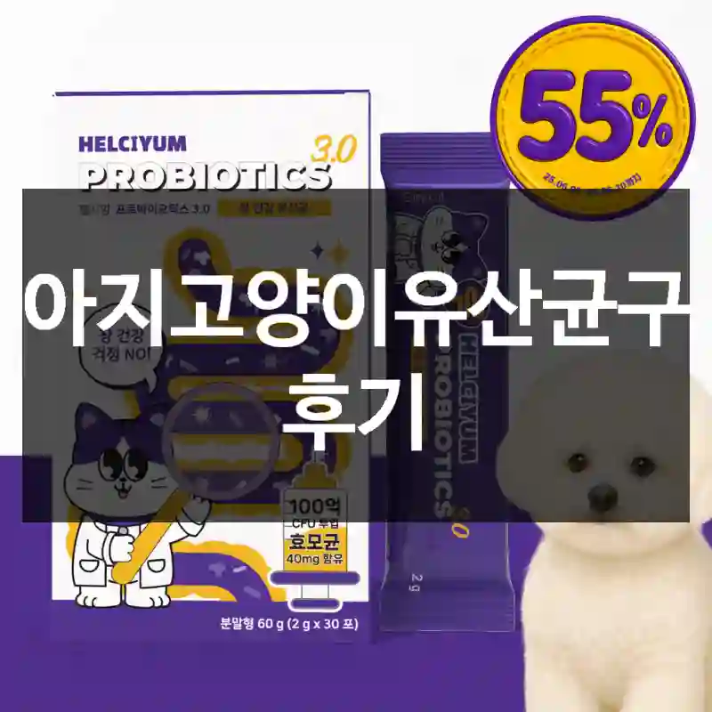 강아지고양이유산균구매 후기