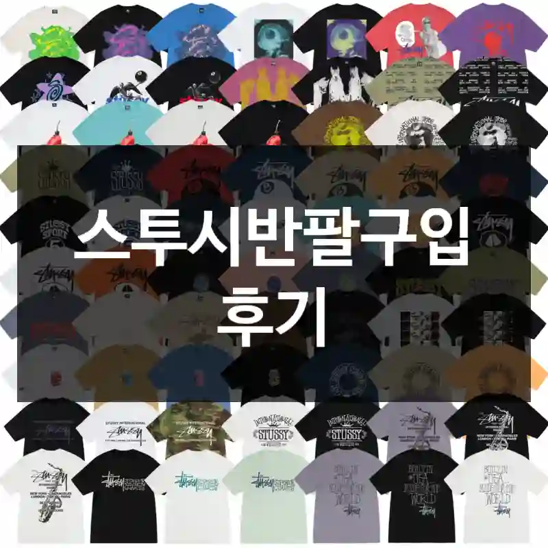스투시반팔구입 후기