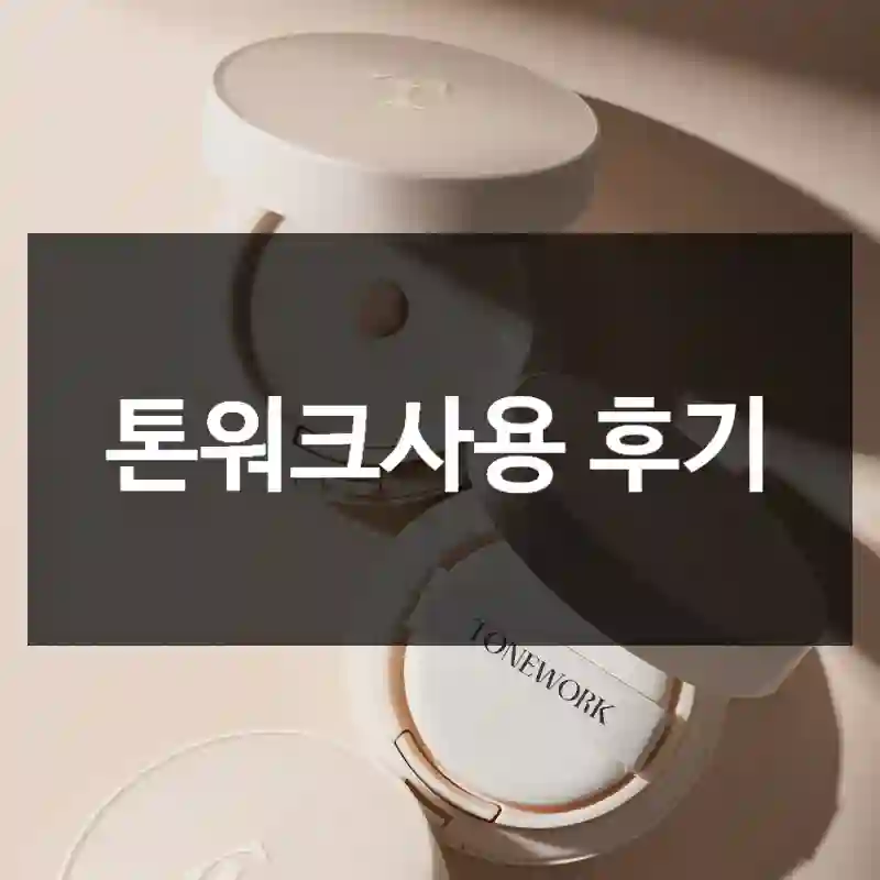 톤워크사용 후기