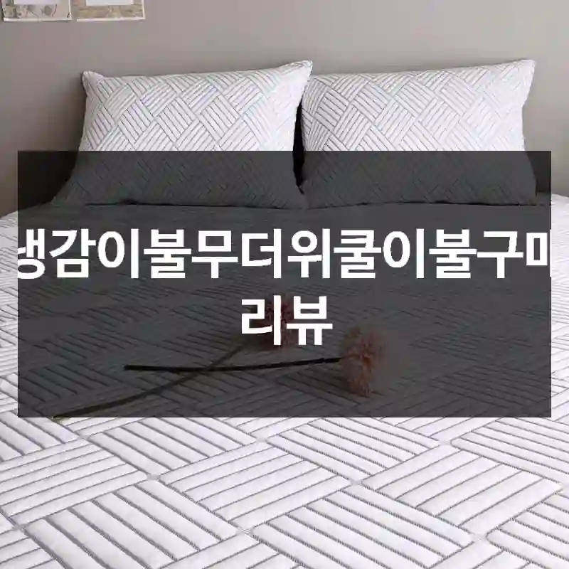 냉감이불무더위쿨이불구매 리뷰
