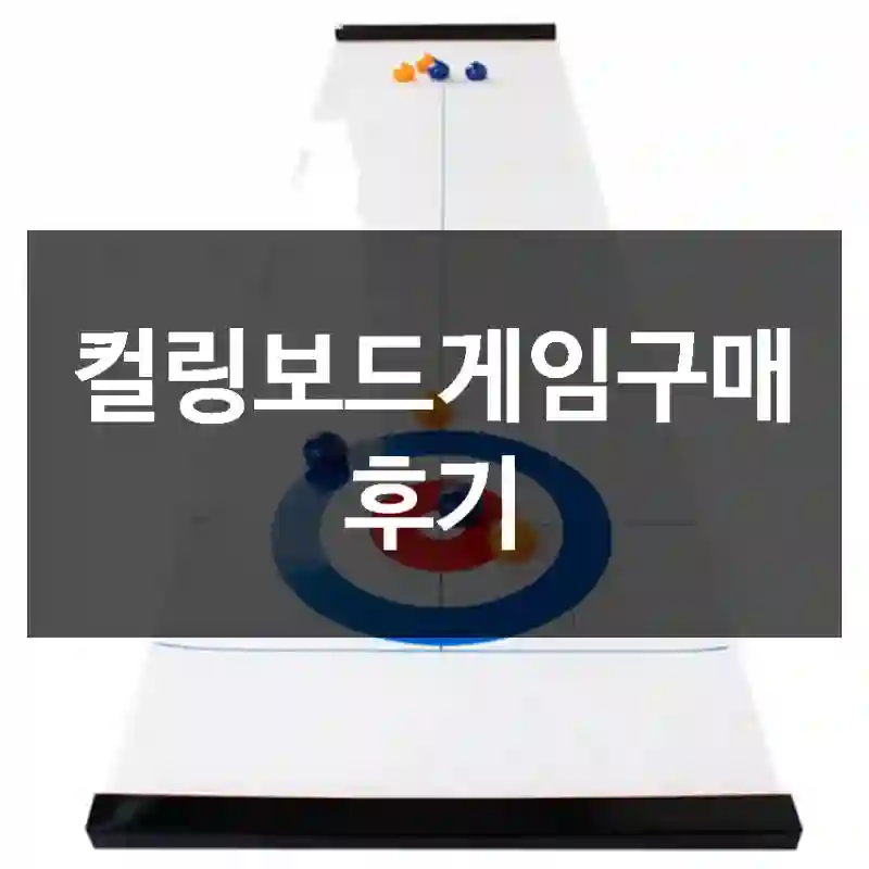 컬링보드게임구매 후기