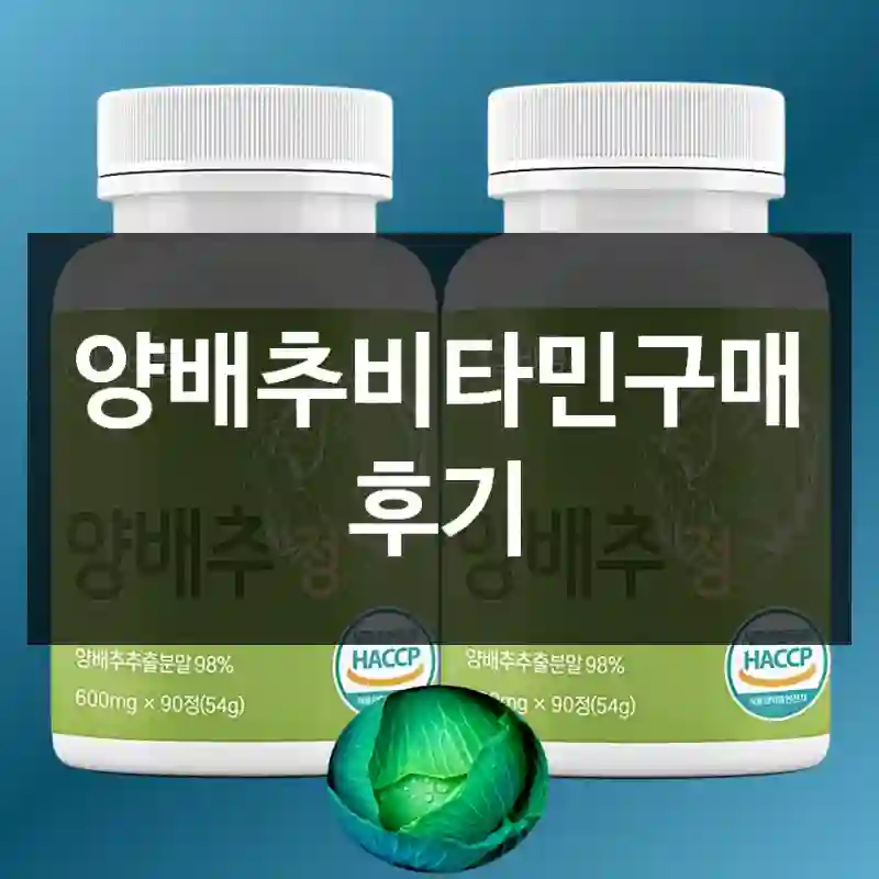 양배추비타민구매 후기