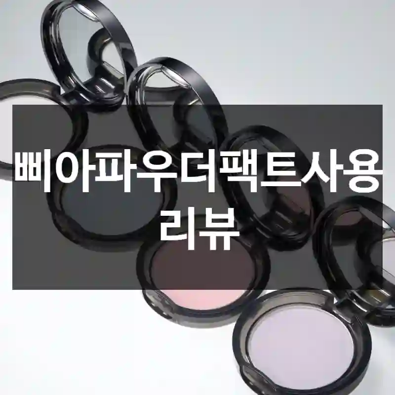 삐아파우더팩트사용 리뷰