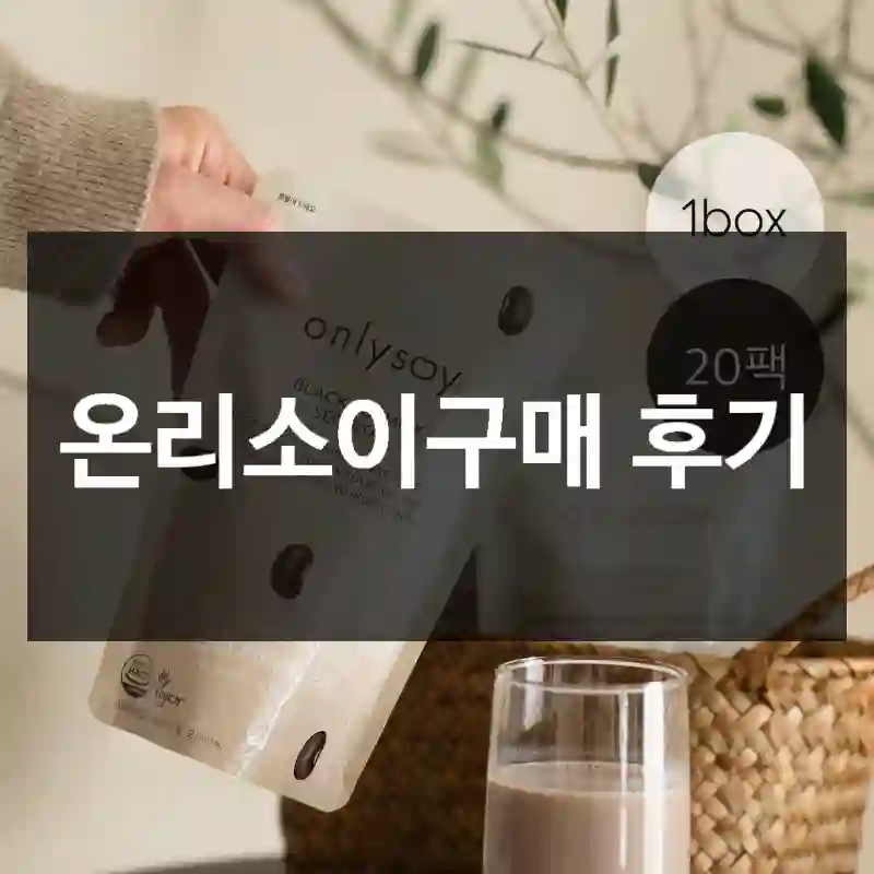 온리소이구매 후기