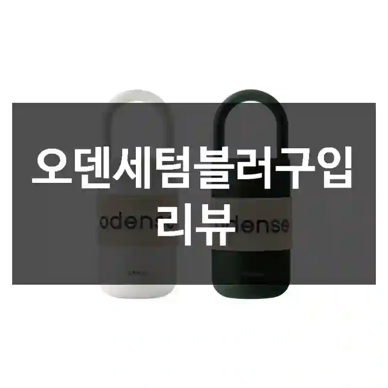 오덴세텀블러구입 리뷰