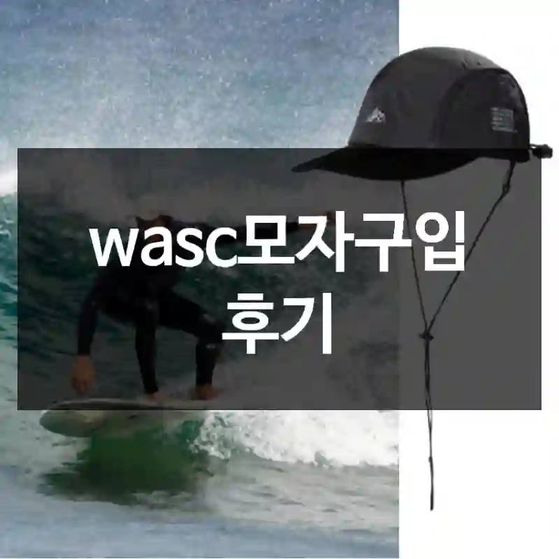 wasc모자구입 후기