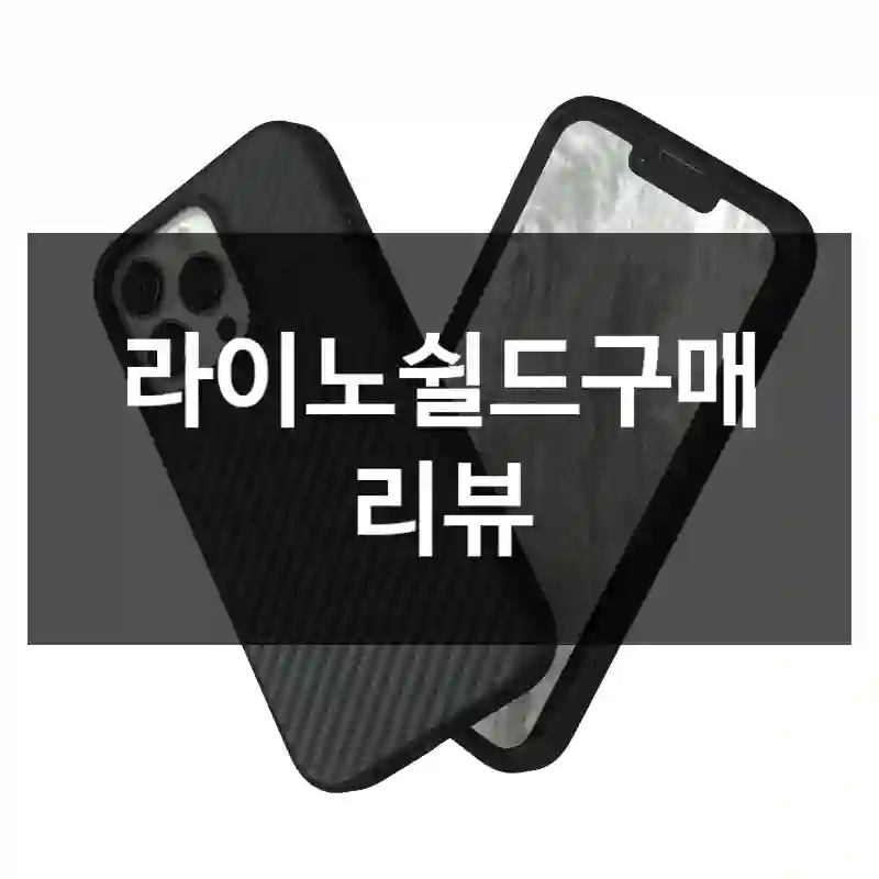 라이노쉴드구매 리뷰