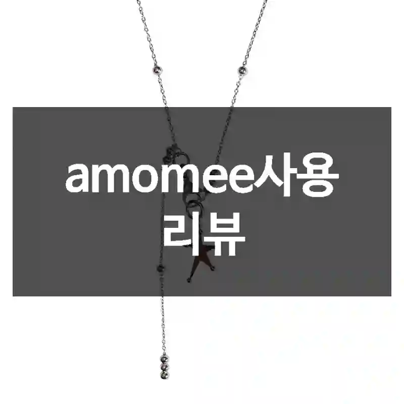 amomee사용 리뷰